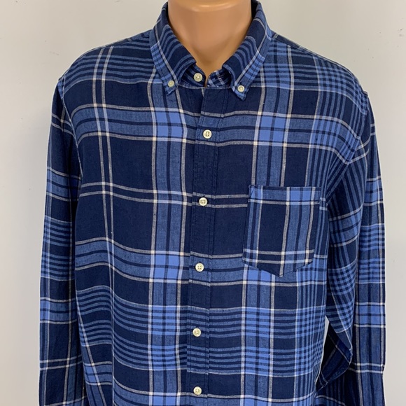 J. Crew long sleeve button down collar shirt.  L - Picture 2 of 7